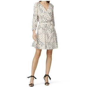 Habitual Arabella Animal Print Wrap Dress Date Night Romantic Size XS
